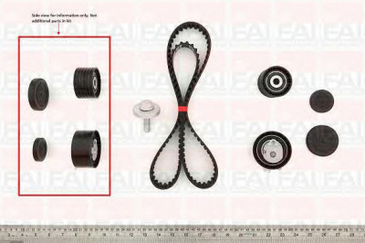 FAI AUTOPARTS tbk171 -  Комплект ремня ГРМ
